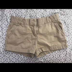 J. Crew classic twill chino shorts